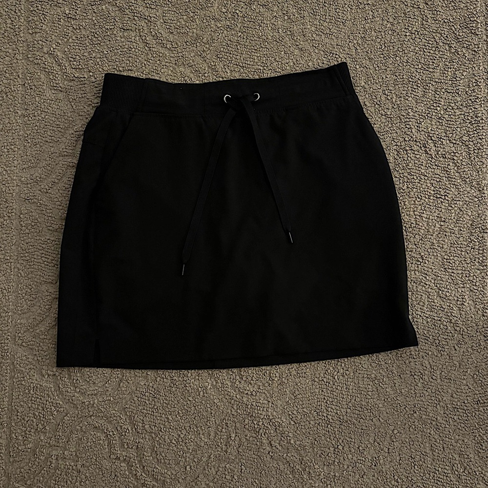 Athletic Black Skort